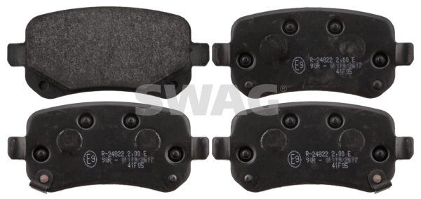 set placute frana,frana disc 70 11 6060 SWAG